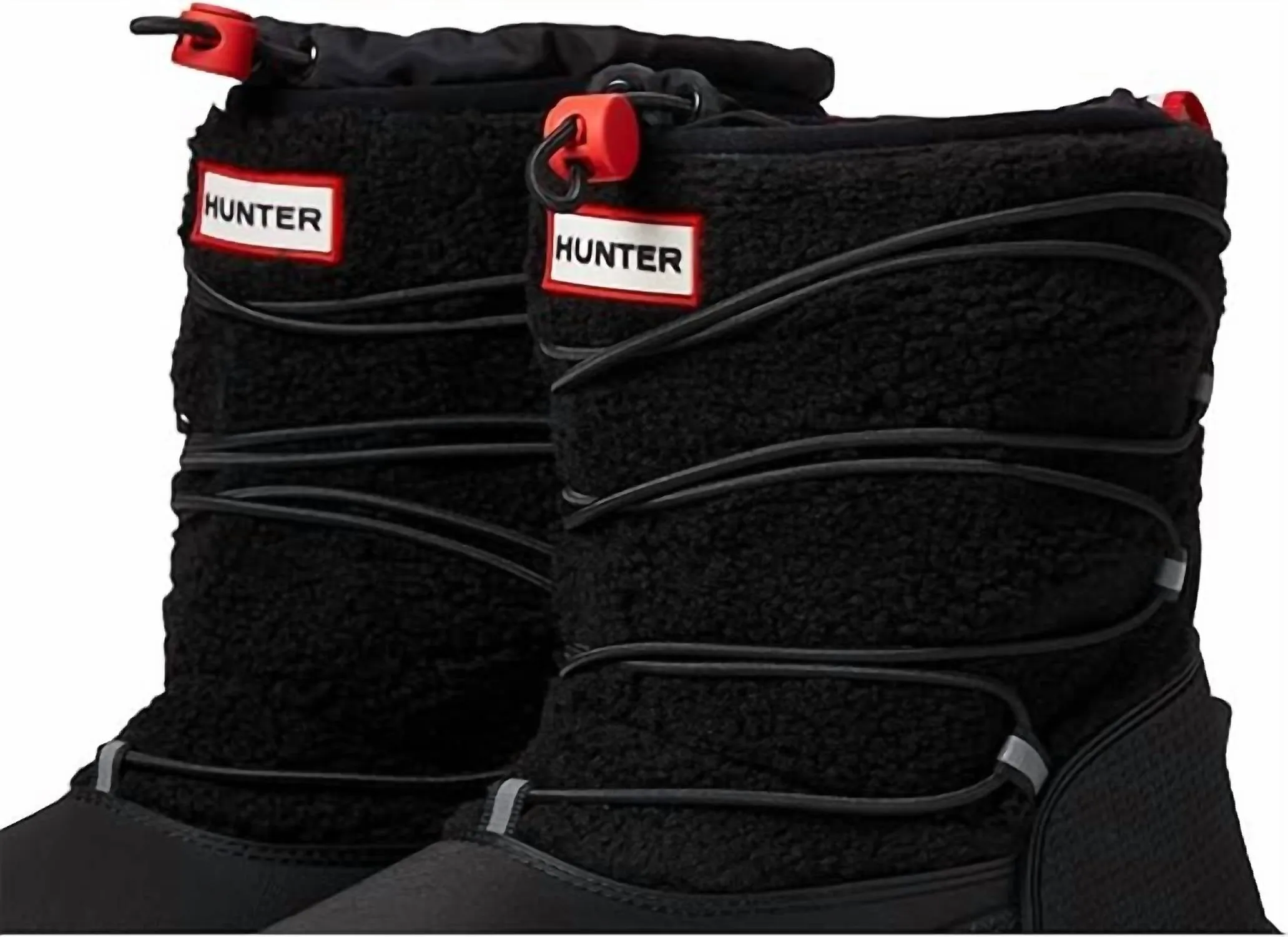 Women's Wanderer Short Sherpa Snow Boot In Black