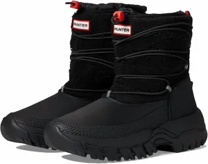 Women's Wanderer Short Sherpa Snow Boot In Black