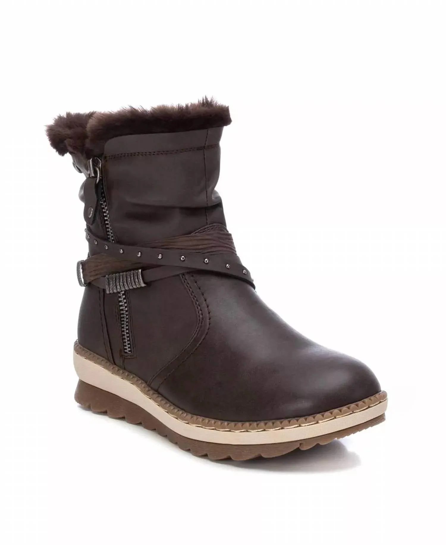Women's Winter Booties In Brown