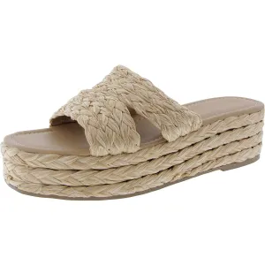 Womens Woven Platform Sandals