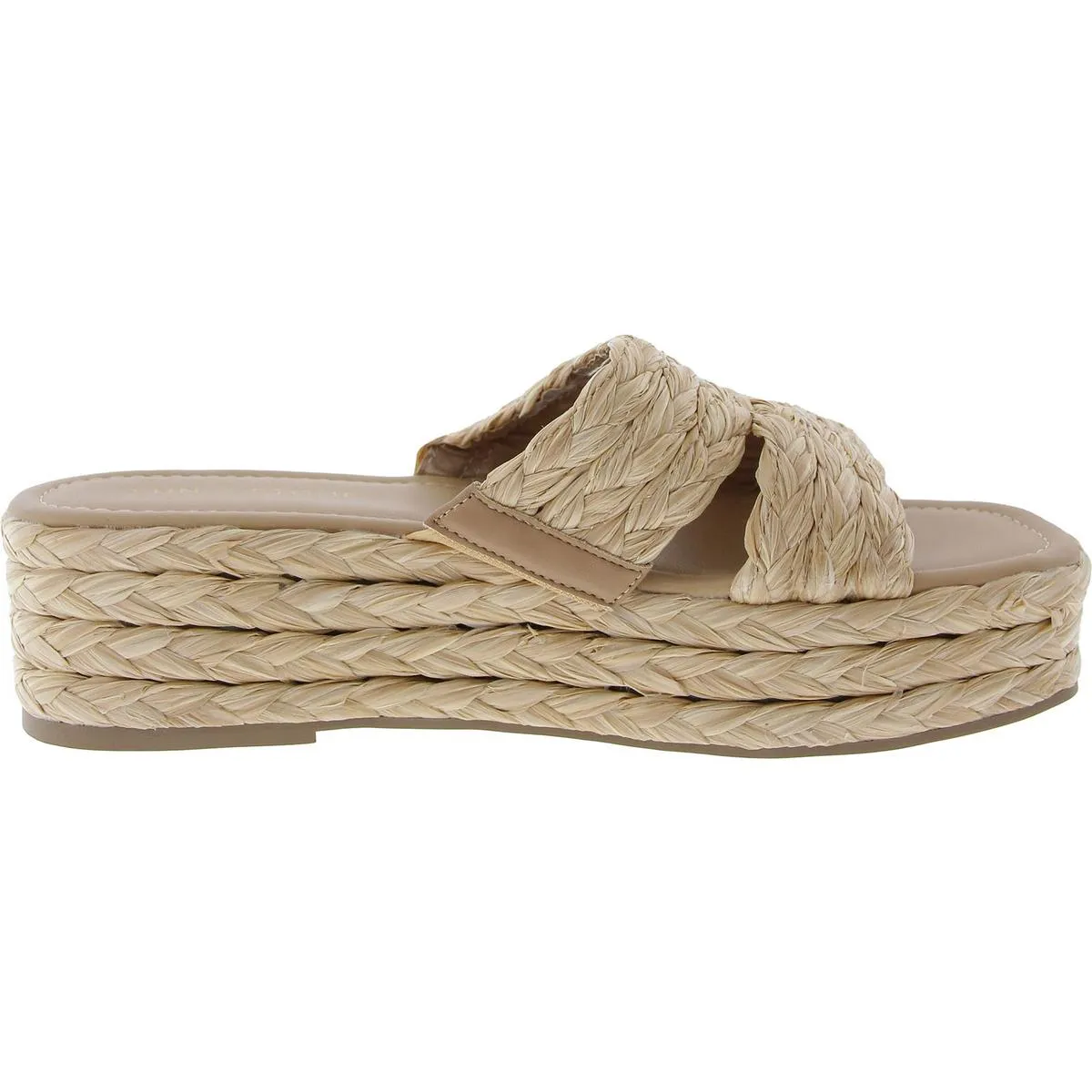Womens Woven Platform Sandals