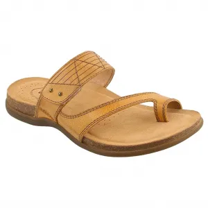 Women's Zone Leather Sandal In Wheat
