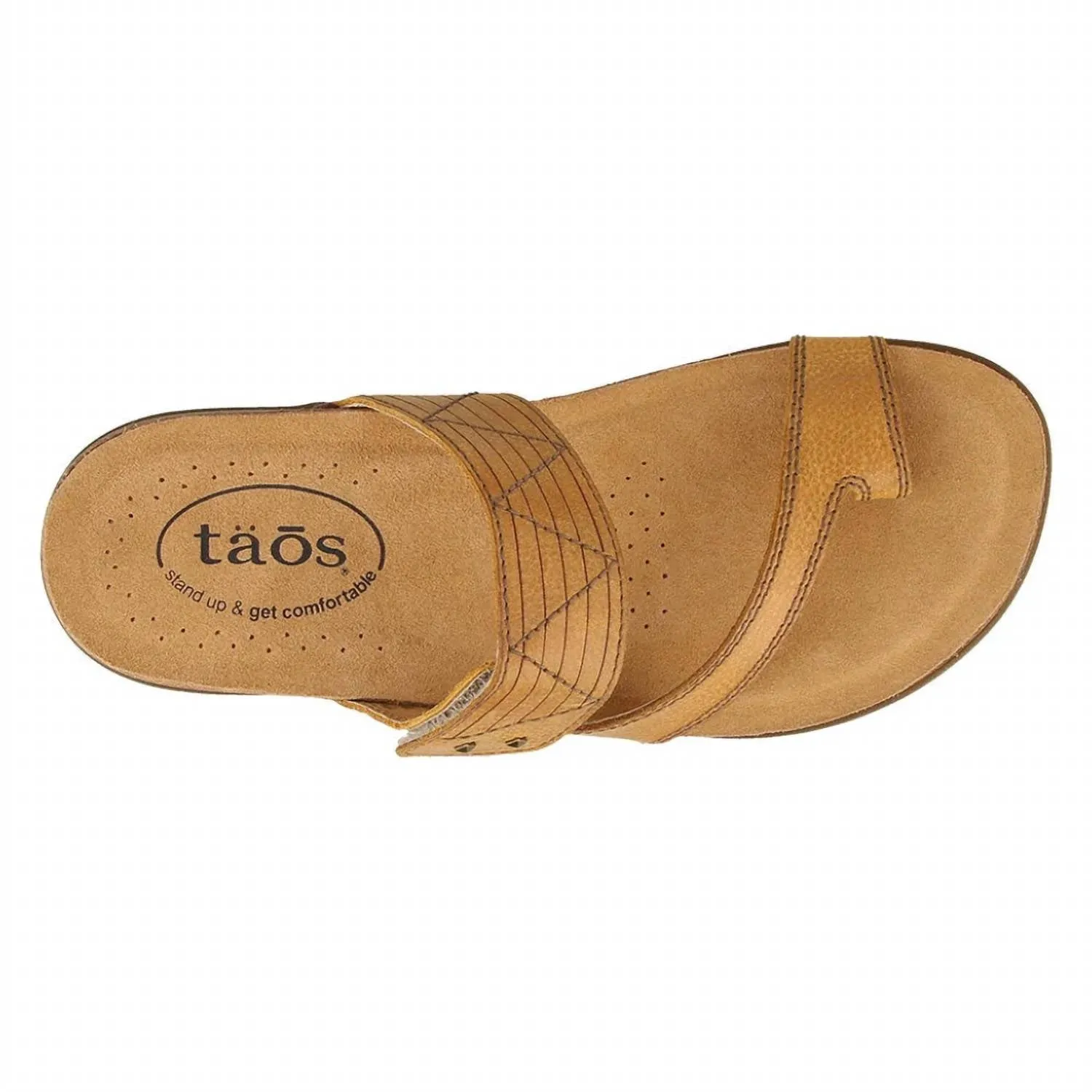 Women's Zone Leather Sandal In Wheat